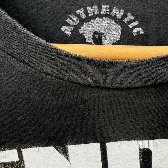 Jimi Hendrix American Flag rock music Authentic black shirt Size Large - Picture 5 of 6